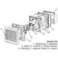 Blauberg Wind-K 125 – Wind-K Fensterventilator