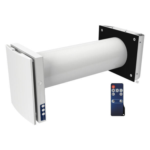 Blauberg VENTO Expert DUO A30-1 Pro weiße Innenblende, DN 160 – Mit Wärmerückgewinnung für Einzelräume ohne und mit WLAN