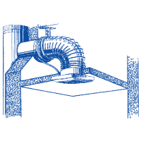 Blauberg BlauFlex PVC 152/3 – Flexibles PVC-Lüftungsrohr Ø 152 mm