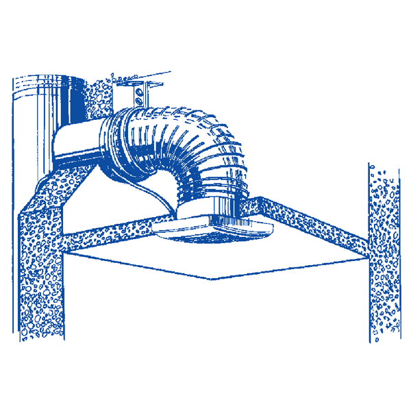 Blauberg BlauFlex PVC 152/10 – Flexibles Lüftungsrohr (aluminiumkaschiert)