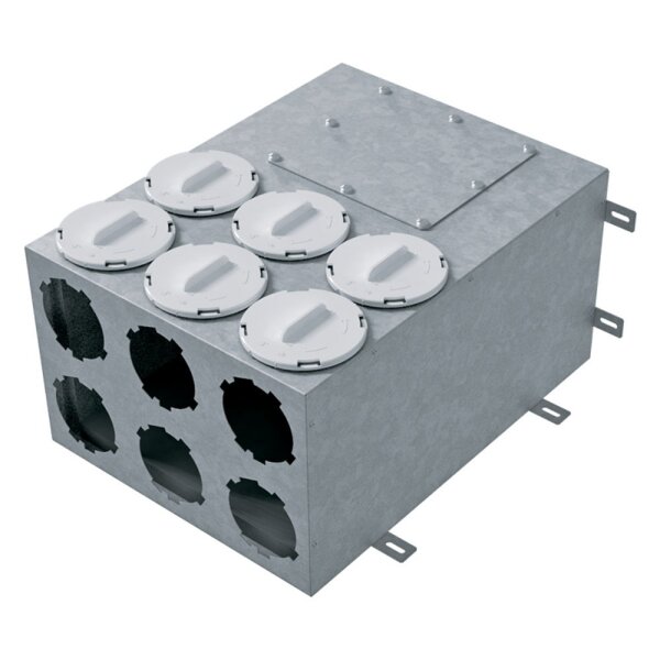 Blauberg BlauFast SR 125/75x6 03 – Luftverteilerkasten DN 125 auf 6 × DN 75