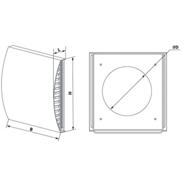 Blauberg AH-S chrome 160