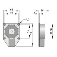 Hekatron Türhaftmagnet THM 455 Ex