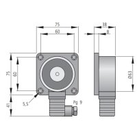 Hekatron Türhaftmagnet THM 447
