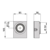 Hekatron Türhaftmagnet THM 433/1