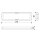 Fränkische Starline Montagerahmen plus schwarz für Designgitter 317x84x25 mm