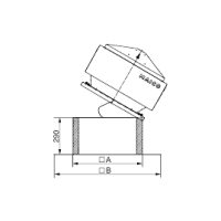 Maico Dachsockel für Flachdächer SOK 31 DN315,...