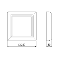 Maico Abdeckrahmen ER-AR Abdeckrahmen für...