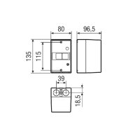 Maico Motorschutzschalter MV 16-1 für Drehstrom, 16...