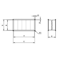 Maico TFP 35 Luftfilter ISO Coarse 85 % (G4) für...