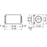 Maico Wasser-Lufterhitzer WRH 25-4 DN250