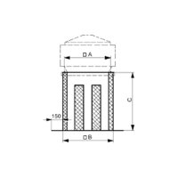 Maico Sockelschalldämpfer SD 50 DN500
