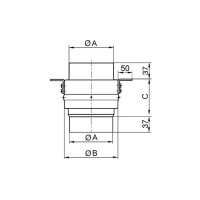 Maico Brandschutz-Deckenschott TS 18 DN 140 für Abluftsysteme ER, DN 140