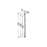 Maico GF 40 Gegenflansch zur Montage von Ventilatoren an...