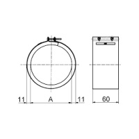 Maico Befestigungsmanschette ELR 31 DN315