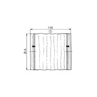 Maico Elastische Manschette ELM 12 2 Spannbändern,...