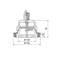 Maico Tellerventil, Brandschutz TB 15 DN150