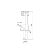 Maico Dachpfanne DP 160 SB Bitumen-Anformstück,...