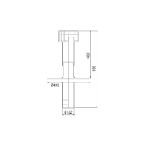 Maico Dachdurchführung DF 125 S Schwarz, für...