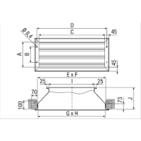 Maico Außengitter LZP 35 für Kanäle 400 x...