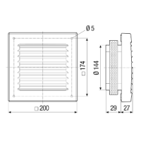 Maico Außengitter SG 150/1 zur Be- und...