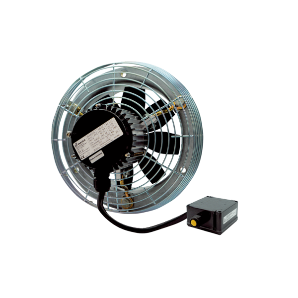 Maico Axial-Wandventilator DZQ 35/4 B Ex e Wandplatte, Drehstrom, Ex-Schutz, DN350