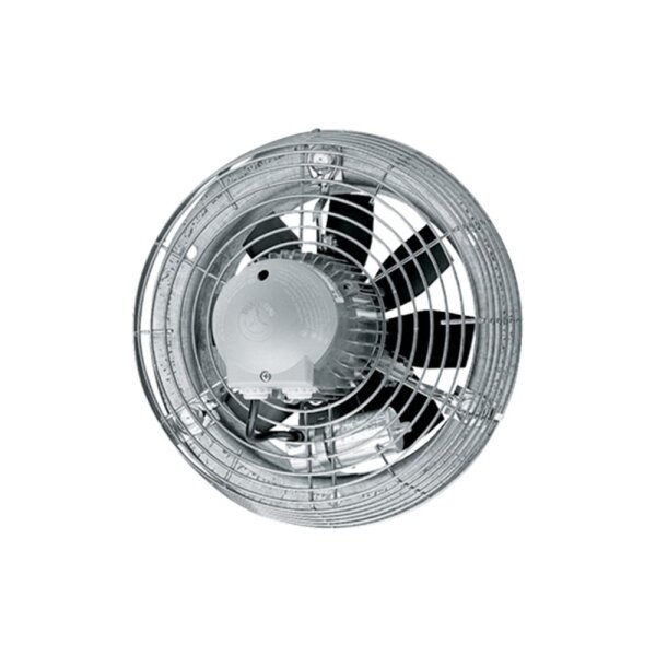 Maico Axial-Wandventilator EZQ 35/4 B quadrat. Wandplatte, Wechselstrom, DN350