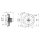 Maico Axial-Wandventilator EZQ 35/4 B quadrat. Wandplatte, Wechselstrom, DN350