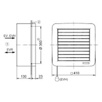 Maico Fensterventilator EVR 31 Be- Entlüftung, elek....