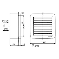 Maico Fensterventilator EV 31 Entlüftung, elekt....