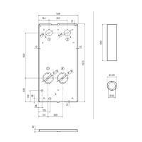 Maico Aufputz Rohbaumontage-Set WS 75 RSAP für WS 75...