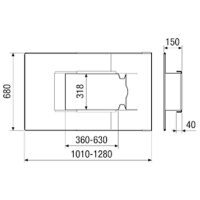Maico Dacheindeckrahmen PP 45 DER 25-35 für...