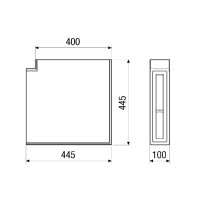 Maico Laibungselement-Winkel 90 PP 45 LEW90 mit...