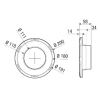 Maico Anschluss-Übergang MA-AÜ180...
