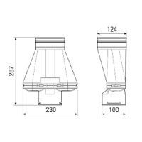 Maico Adapter MA-AD1-90 1 Flexrohr Nennweite 90