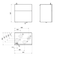 Maico Raumluft-System WS 320 KB mit Bypass + Heizregister