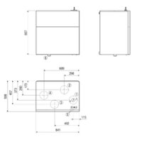 Maico Raumluft-System WS 320 BR mit Bypass, Zu/Abluft rechts
