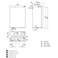 Maico Raumluft-System WS 170 L, m. Anst....