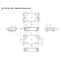 Maico WS 120 Trio QR 40-120 m3/h, Abluft rechts