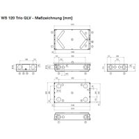Maico WS 120 Trio QLV 40-120 m3/h, Abluft links