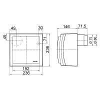Maico Aufputzventilator ER-APB 100 100 m3/h, Brandschutz,...