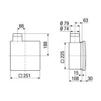 Maico Unterputzgehäuse ER-UPB/L für ER,...