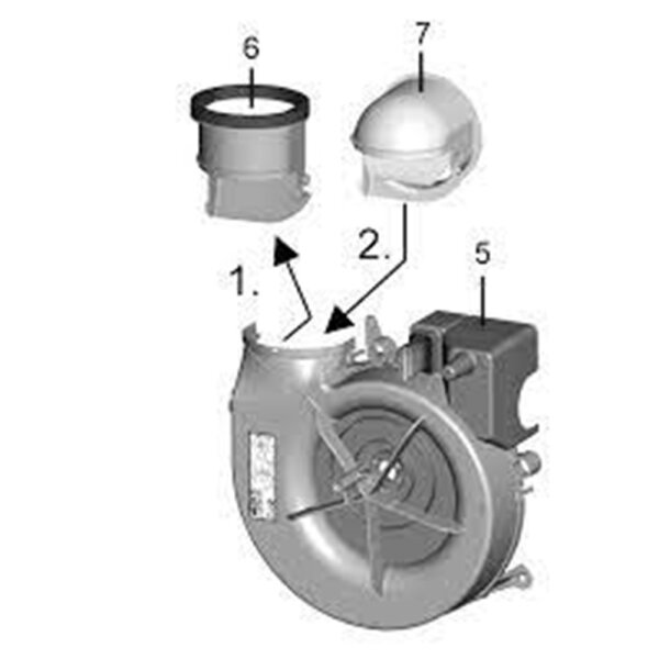 Maico Ventilatoreinsatz ER EC RF 17 für Unterputzgehäuse UP-/UPD-/UPB 17