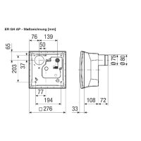 Maico ER GH AP Aufputzgehäuse