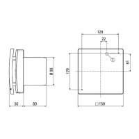 Maico Kleinraumventilator ECA 100 ipro K Innenverschluss,...