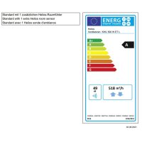 Helios KWL  500 W ET L Lüftungsgerät links mit WRG