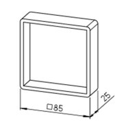 Helios KWL-APG Touch bl Aufputzgehäuse für...
