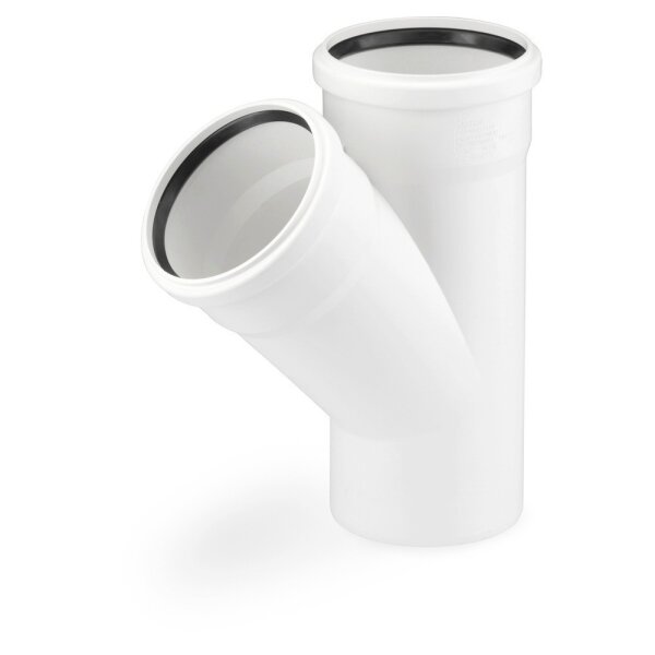 CONEL Drain Abwasserrohr Abzweig DN 100 mm 45°