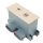 Vallox Auslass ValloFlex VA 115x51 rechteckig Wand+ Boden oval aus Polypropylen