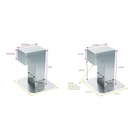 Altvater FDA800 – Flachdach-Durchführung 200x150x800mm Aluminium